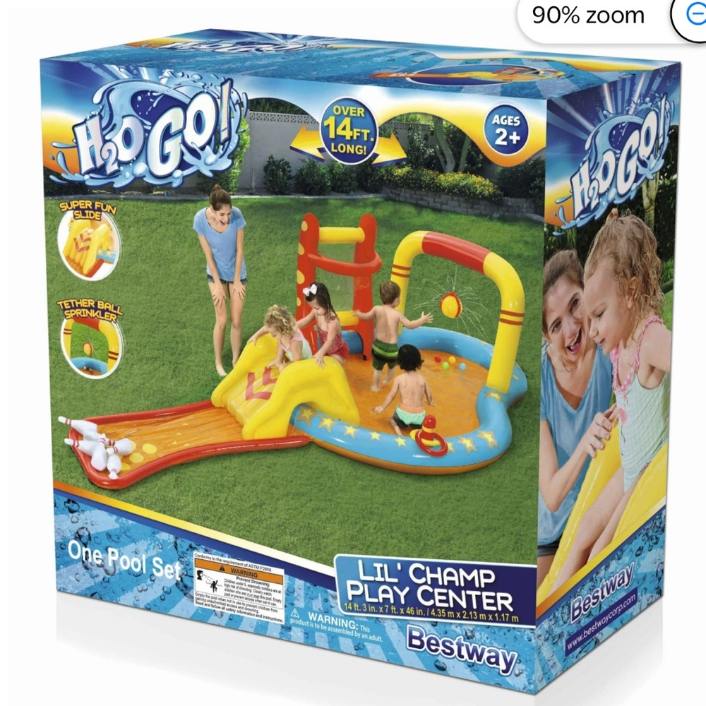 H2OGO! Inflatable Play Center with Slide - Picture 8 of 8
